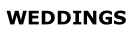 WEDDINGS